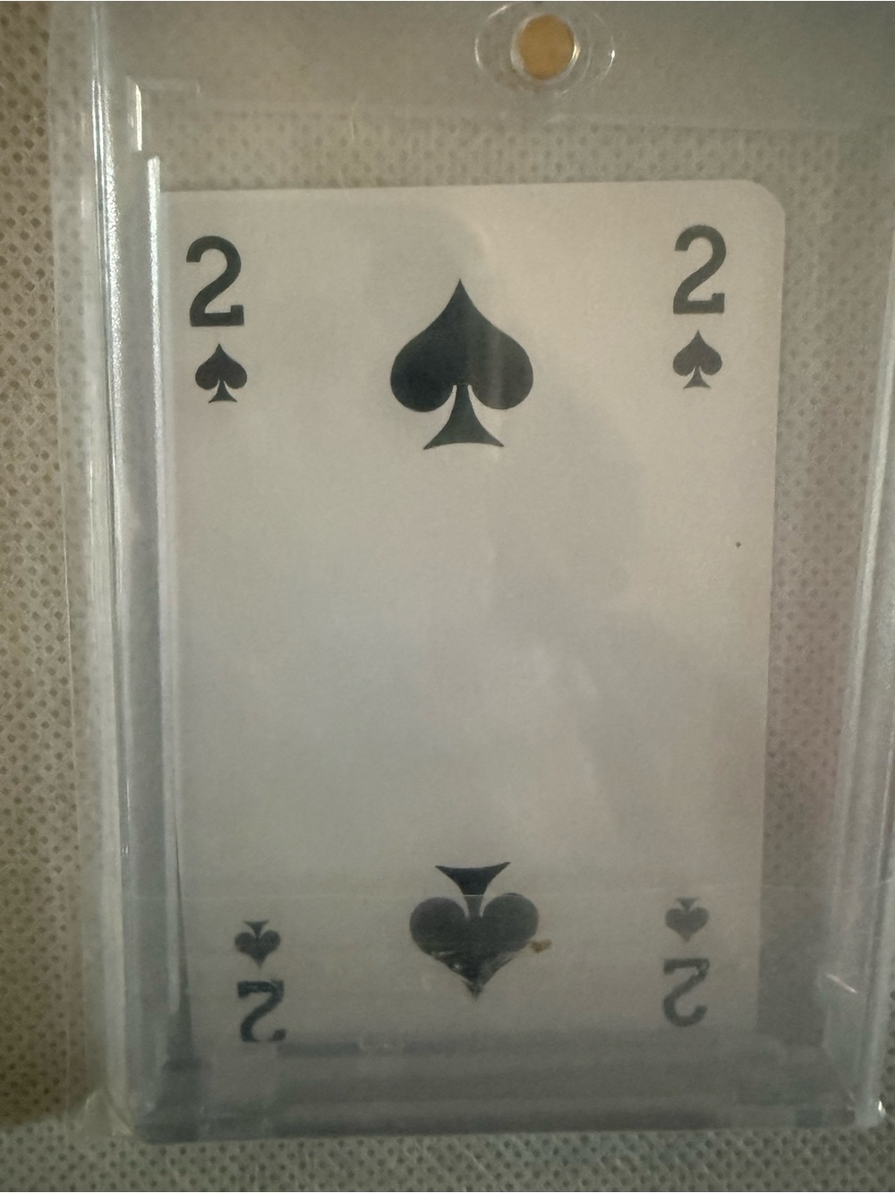 Louis Vuitton Exclusive Paris Edition 2 of Spades Playing Card with COA